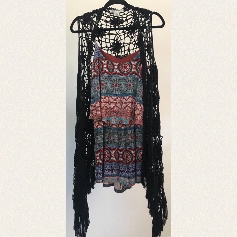 Boho Cardigan Vest